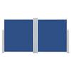 vidaXL Toldo lateral retr&aacute;til 140x600 cm azul