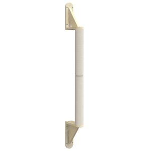 vidaXL Poste arranhador de montagem na parede para gatos 109 cm sisal