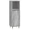 vidaXL Arm&aacute;rio WC 30x30x100 cm derivados de madeira sonoma cinzento