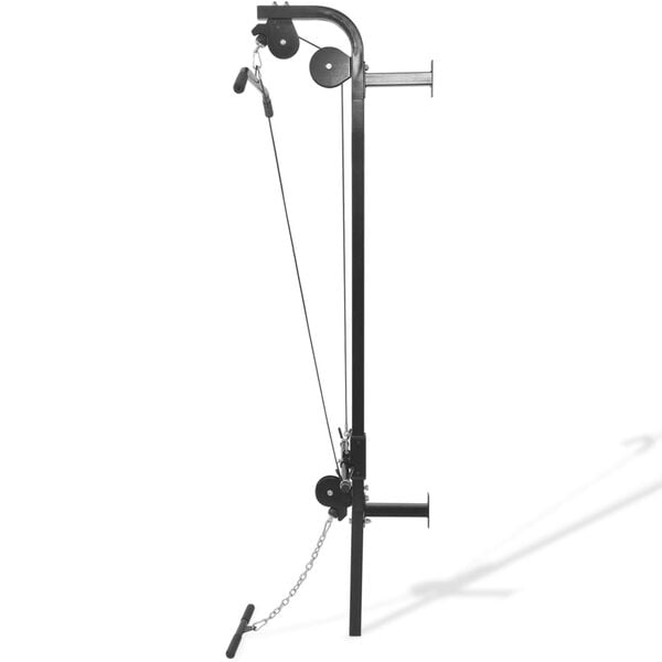 vidaXL Equipamento de exerc&iacute;cios p/ montar na parede com 2 roldanas