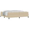 vidaXL Estrutura da Cama Cinza Verde Claro 200 x 200 cm tecido