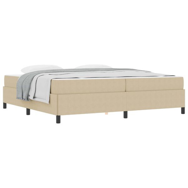vidaXL Estrutura da Cama Cinza Verde Claro 200 x 200 cm tecido