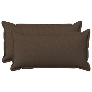 vidaXL Capa almofada 2 pcs HOUTEN Cinzento-acastanhado 40 x 80 cm