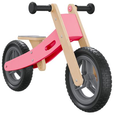 vidaXL Bicicleta de equilíbrio para criança rosa