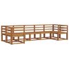 vidaXL Conjunto de Sof&aacute;s para Exterior 7 pcs Natural