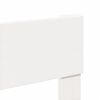 vidaXL Cama sem colch&atilde;o 120x190 cm madeira de pinho maci&ccedil;a branco