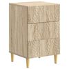 vidaXL Mesa-de-cabeceira Carvalho Sonoma 43 x 39,5 x 66,5 cm