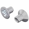 vidaXL Parafusos com Cabe&ccedil;a Chanfrada 2 unid. Prateado M4 x 6 mm A&ccedil;o