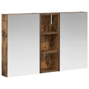 vidaXL Conjunto de Arm&aacute;rios para Banheiro 3 pcs 80 x 10,5 x 50 cm