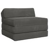 vidaXL Sof&aacute; Cama Dobr&aacute;vel Cinzento-Escuro 70 x 60 x 49 cm Veludo