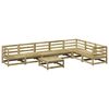 vidaXL 8 pcs conjunto sof&aacute;s de jardim madeira de pinho impregnada