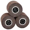 vidaXL Rolos de Lixa 3 unid. Castanho 12 x 12 x 10 cm Fibra sint&eacute;tica
