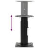 vidaXL Pedestal para assento de barco ajust&aacute;vel 28-45,5 cm a&ccedil;o
