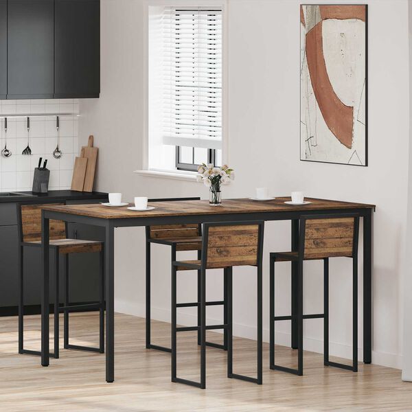 vidaXL Mesas de jantar Madeira processada