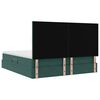 vidaXL Cama com arruma&ccedil;&atilde;o e colch&atilde;o Verde Escuro 180 x 200 cm Veludo