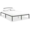 vidaXL Estrutura de cama 120x200 cm metal cinzento
