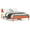 vidaXL Cama sem colch&atilde;o 150x200 cm madeira pinho maci&ccedil;a castanho-mel