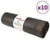 vidaXL Sacos do lixo com atilhos 250 pcs 120 L preto