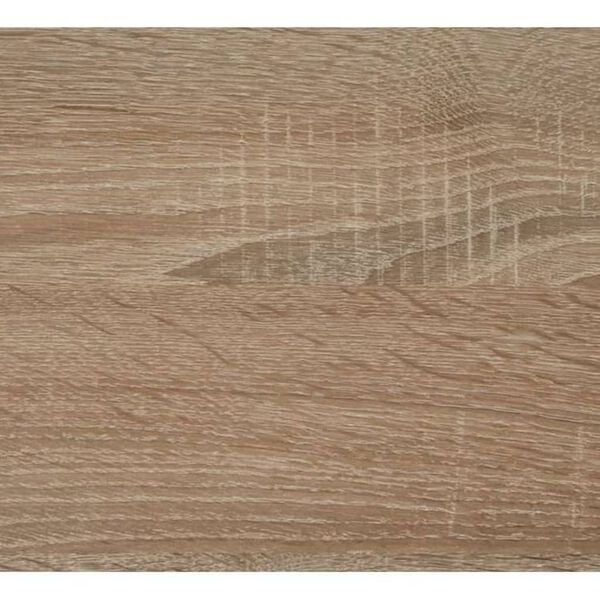 FMD Prateleira parede c/ 4 compartimentos carvalho e branco brilhante