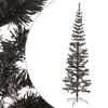 vidaXL &Aacute;rvore de Natal fina 180 cm preto