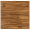 vidaXL Tampo de Mesa Retangular 40 x 40 x 3,5 cm Quadrado Natural