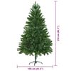 vidaXL &Aacute;rvore de Natal com 300 LEDs com suporte Verde 210 cm PE