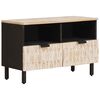 vidaXL Gabinete para TV Acabamento em Wash Branco 70 x 33 x 46 cm