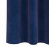 vidaXL Cortinas opacas 2 pcs Azul Escuro 140 x 245 cm Veludo