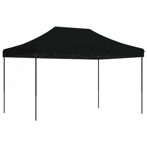 vidaXL Tenda de Festa 292 x 440 x 315 cm Preto Tecido Oxford