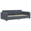 vidaXL Sof&aacute;-cama 90x200 cm veludo cinzento-escuro