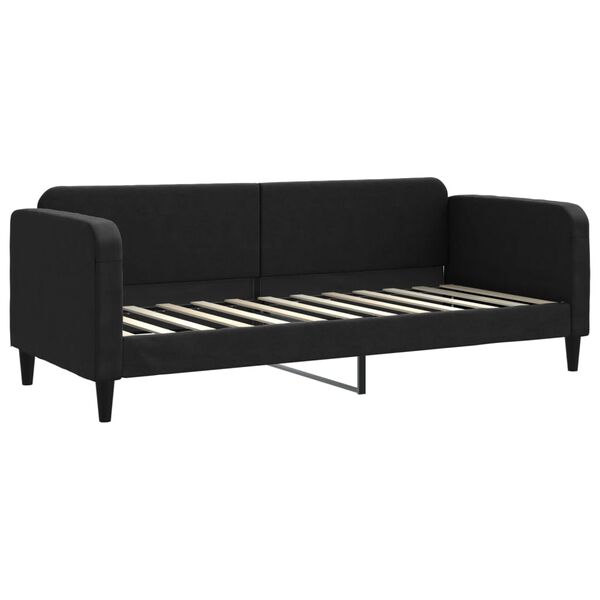 vidaXL Sof&aacute;-cama 80x200 cm tecido preto