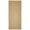 vidaXL Tapete de sisal para poste arranhador 66x150 cm