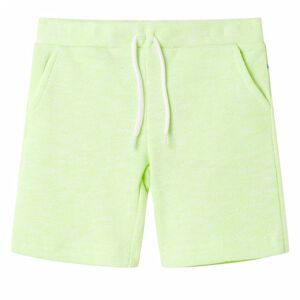 vidaXL Cal&ccedil;&otilde;es de crian&ccedil;a com cord&atilde;o amarelo n&eacute;on 140
