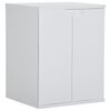vidaXL Arm&aacute;rio p/ m&aacute;quina de lavar roupa 68,5x64,5x88 cm PVC branco