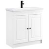 vidaXL Conjunto de M&oacute;veis para Banheiro Branco 56 x 37,5 x 81 cm