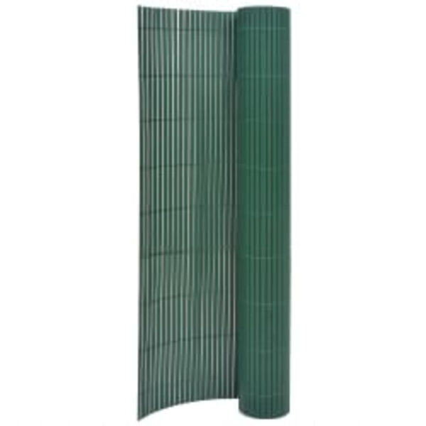 vidaXL Cerca de jardim dupla face 110x300 cm verde