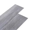 vidaXL Pranchas de Piso Madeira Cinza Fosca 2,51 m&sup2; 18 unid. PVC