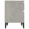 vidaXL Mesas de cabeceira 2 pcs 40x35x50 cm cinzento cimento