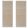 vidaXL Tapetes retangulares de bambu natural 2 pcs 120x180 cm