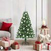 vidaXL &Aacute;rvore de Natal Artificial Verde 120 cm PVC, A&ccedil;o e Pl&aacute;stico