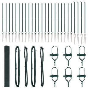 vidaXL Poste de Cerca Verde