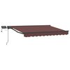 vidaXL Estrutura de Toldo Manual com LEDs 2,5 x 2 m