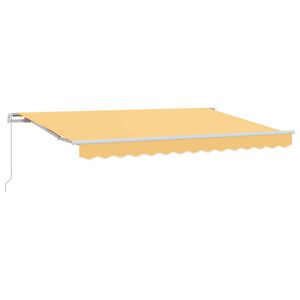 vidaXL Toldo retr&aacute;til Areia 3,5 x 2,5 m Poli&eacute;ster e Alum&iacute;nio