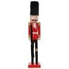 vidaXL Quebra-nozes de Natal TURKU Vermelho e preto 91 cm