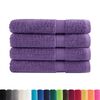 vidaXL Toalhas de sauna premium SOLUND 4 pcs 80x200 cm 600 gsm roxo