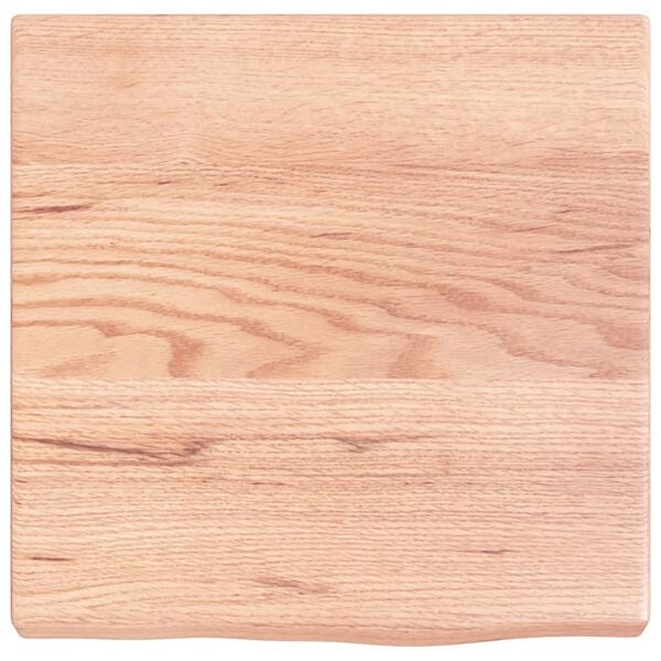 vidaXL Bancada p/ WC 40x40x(2-4) cm madeira maci&ccedil;a tratada castanho
