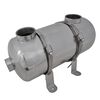vidaXL Permutador de calor, piscina, 355 x 134 mm 40 kW