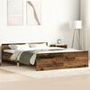 vidaXL Estrutura de cama sem colch&atilde;o 150x200cm madeira velha