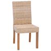 vidaXL Cadeira de jantar 2 pcs Natural 45 x 54 x 93 cm