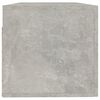 vidaXL Arm&aacute;rio parede 100x36,5x35 cm derivados madeira cinza cimento